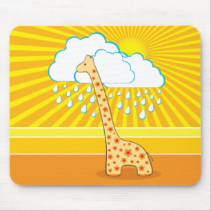 Niedliche Giraffe Mousepad