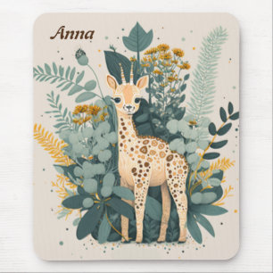 Niedliche Giraffe Mousepad