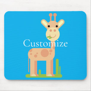 Niedliche Giraffe Munching Thunder_Cove Mousepad