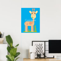 Niedliche Giraffe Munching Thunder_Cove