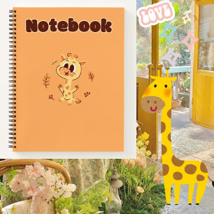 Niedliche Giraffe 💛 ✨ 🦒 Notizbuch