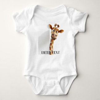 Niedliche Giraffe Peking Baby Bodysuit Baby Strampler