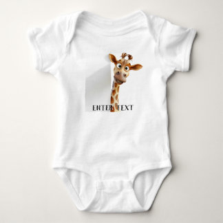 Niedliche Giraffe Peking Baby Bodysuit Strampler