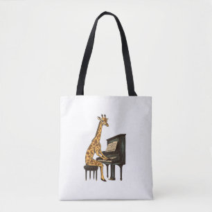Niedliche Giraffe Piano Giraffen Musikermusik