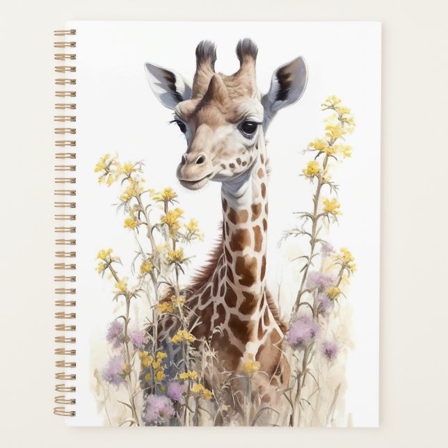 Niedliche Giraffe Planer (Vorderseite)