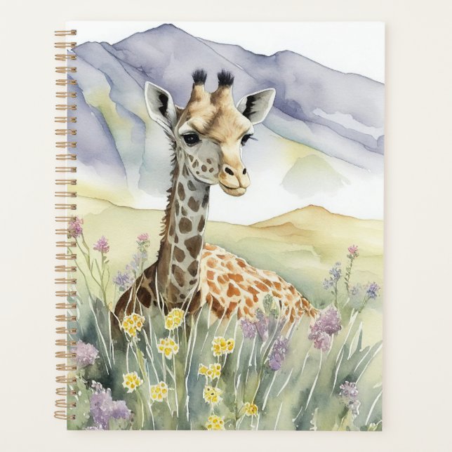 Niedliche Giraffe Planer (Vorderseite)