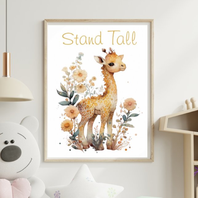 Niedliche Giraffe Poster (Von Creator hochgeladen)