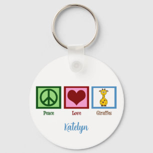 Niedliche Giraffe Schlüsselanhänger