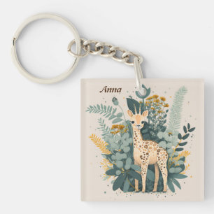 Niedliche Giraffe Schlüsselanhänger