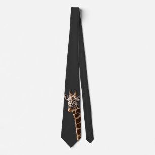 Niedliche Giraffe sieht dich an! Krawatte