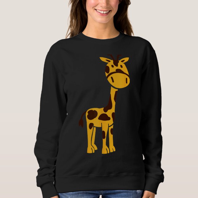 Niedliche Giraffe Sweatshirt (Vorderseite)