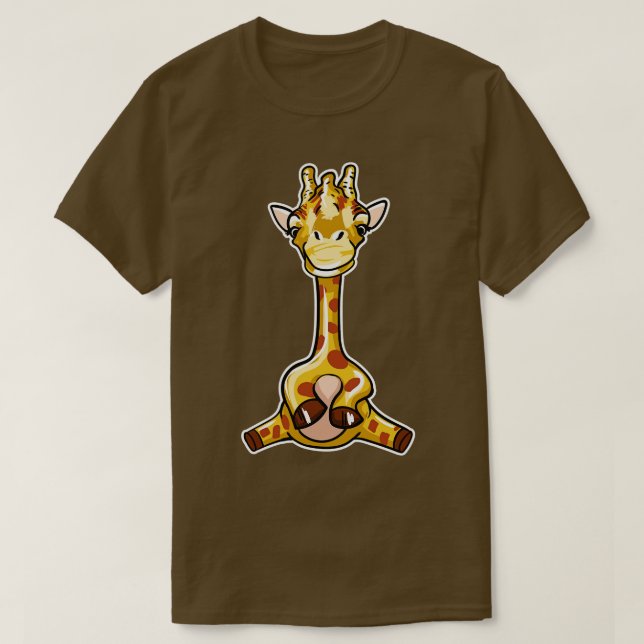 Niedliche Giraffe T-Shirt (Design vorne)