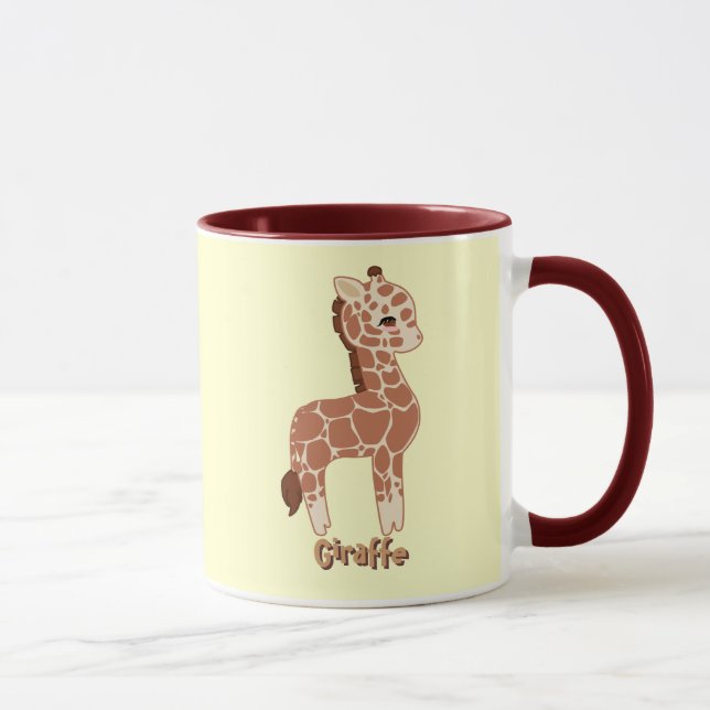 Niedliche Giraffe Tasse (Rechts)