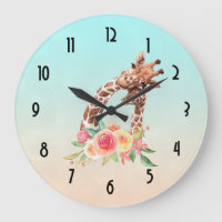 Niedliche Giraffe Wasserfarben Mama & Baby