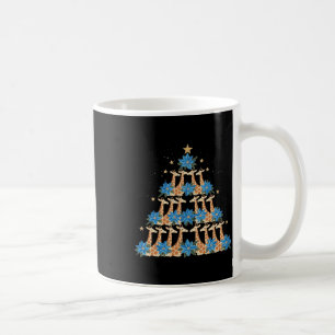 Niedliche Giraffe Weihnachtsbaum Giraffe Liebe Wei Kaffeetasse