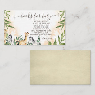 Niedliche Giraffe,Zebra-Blätter Begleitkarte