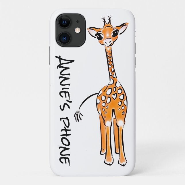 Niedliche Giraffe zeichnend Case-Mate iPhone Hülle (Rückseite)