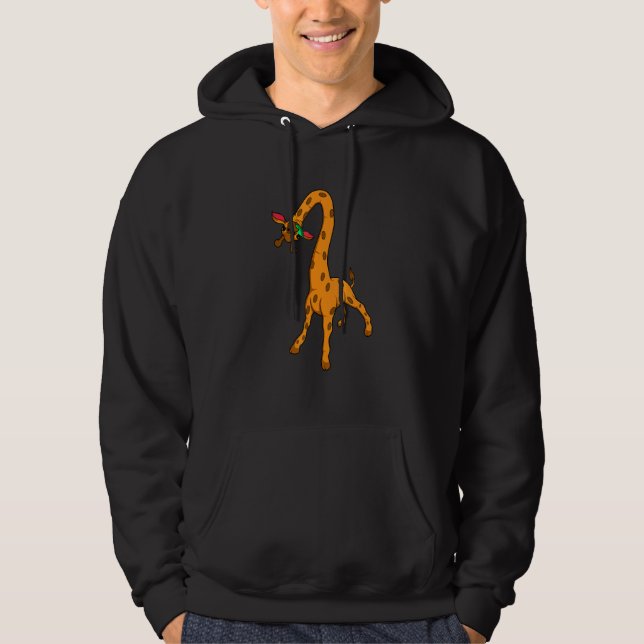 Niedliche Giraffe Zookeeper Hoodie (Vorderseite)