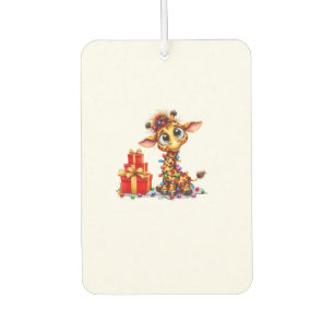 Niedliche Giraffen Weihnachten Weihnachten Weihnac Autolufterfrischer