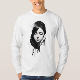 Niedliche Girl Face Art 2023 T-Shirt