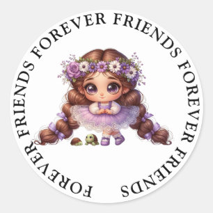 Niedliche Girl Friendship Stickers
