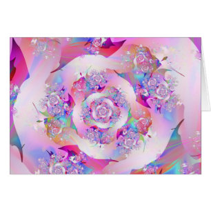 Niedliche Girl Pink Floral Vector Rose