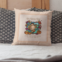 Niedliche Girl Pumpkins fallen Decoration von wind