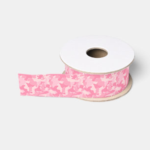 Niedliche Girl-Rosa-Camouflage Ripsband