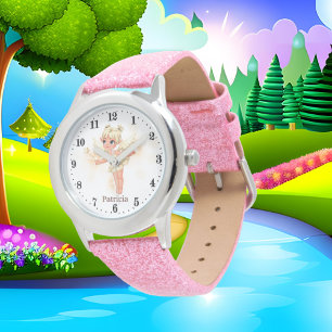 niedliche Girls Fantasiefee gibt Namen Watch Armbanduhr