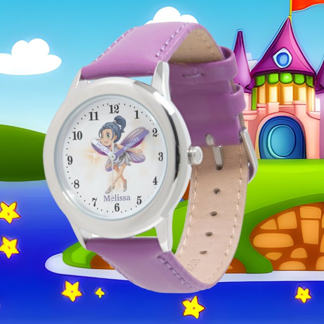 niedliche Girls Fantasiefee gibt Namen Watch Armbanduhr (Von Creator hochgeladen)
