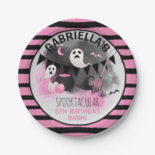 Niedliche Girls Spooktacular Halloween Pappteller