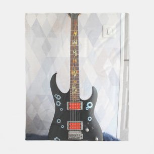 Niedliche Gitarre Fleecedecke