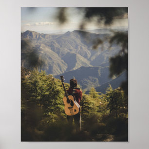 Niedliche Gitarre Poster