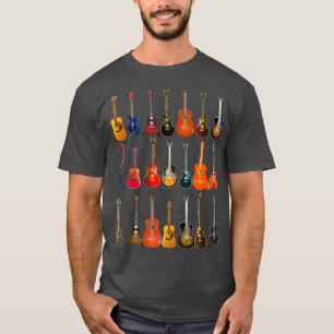 Niedliche Gitarre Rock'n'Roll - Musikinstrumente T-Shirt