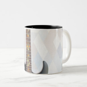 Niedliche Gitarre Zweifarbige Tasse