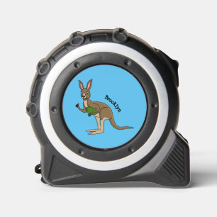 Niedliche glückliche australische Kangaroo-Abbildu Maßband