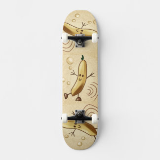 Niedliche glückliche Banane Skateboard