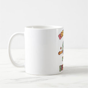 Niedliche glückliche Erde mit Blumen Erdtag jeden Kaffeetasse