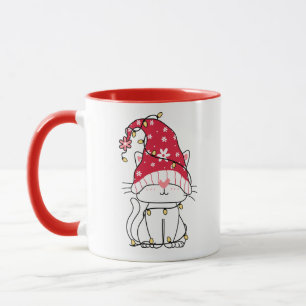 Niedliche Gnome-Cat-Tasse Tasse