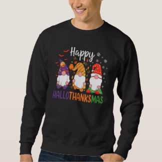 Niedliche Gnome fallen Halloween Girls Happy Hallo Sweatshirt