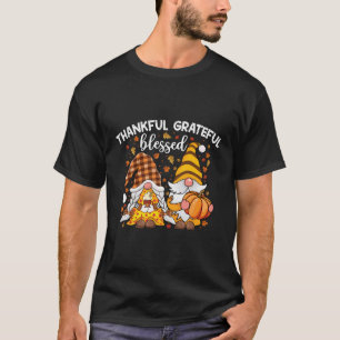Niedliche Gnome mit Pumpkanzerspeck Fall Yall Au T-Shirt