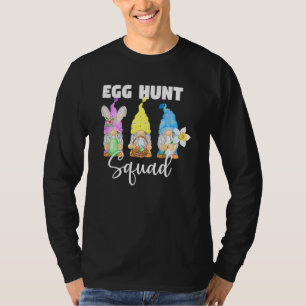 Niedliche Gnome Ostereier Hunt Squad Osterhase T-Shirt