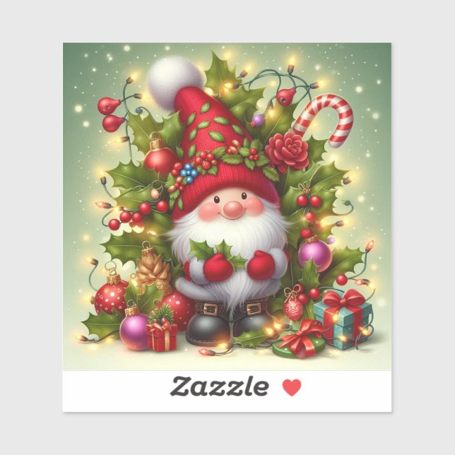 Niedliche Gnomen-Aufkleber Aufkleber (Blatt)