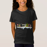Niedliche Gnomes Nähmaschinen Weihnachtsbaum Nähen