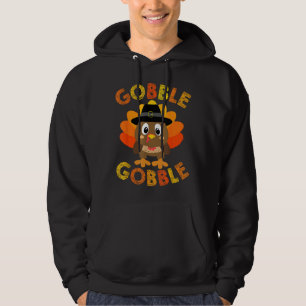 Niedliche Gobble Gobble Türkei Pilgrim Little Boys Hoodie