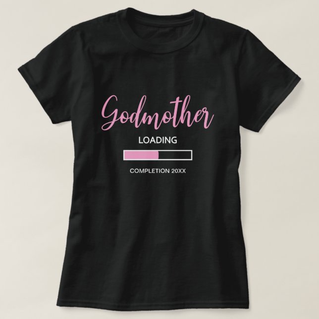 Niedliche Godmutter Ladung Abschluss 2021 Baby Gir T-Shirt (Design vorne)