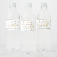 Niedliche Gold Stars Twinkle Twinkle Baby Dusche G