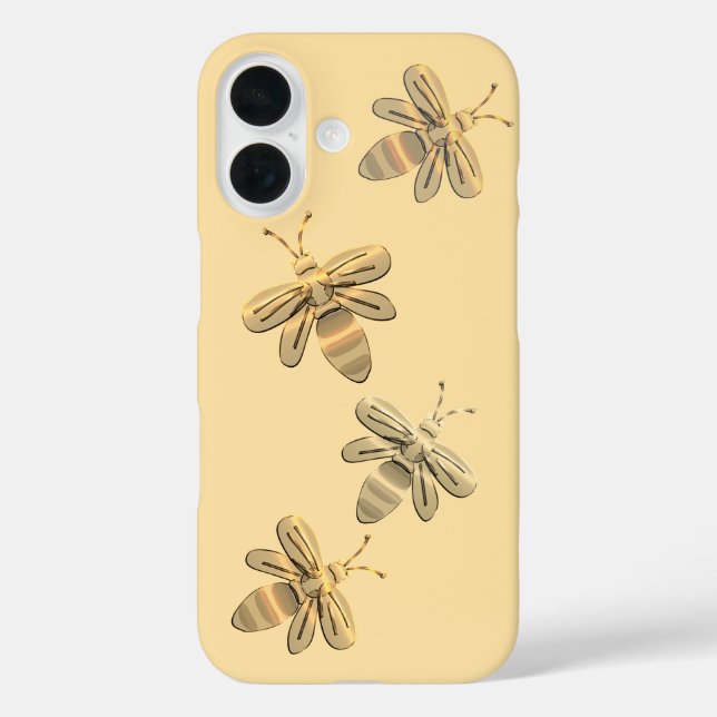 Niedliche Goldbienen Case-Mate iPhone Hülle (Rückseite)