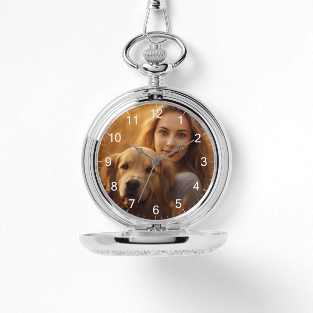Niedliche Golden Retriever Beste Hunde-Mama je Armbanduhr (Vorderseite)