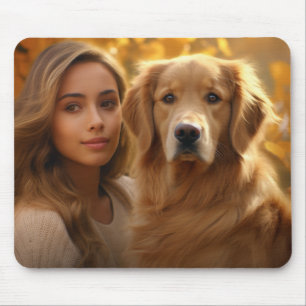Niedliche Golden Retriever Beste Hunde-Mama je Mousepad